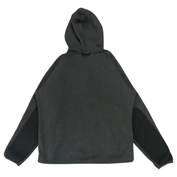 Fjallraven Ovik Fleece Hoodie Mens XL Gray Full Zip Jacket Sweater Sweatshirt - Picture 3 of 4